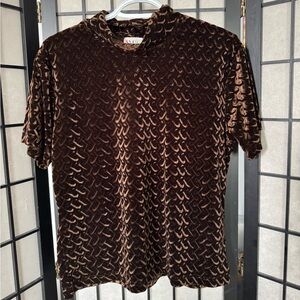 Saxx Men's Short Sleeve Brown Textured Tee